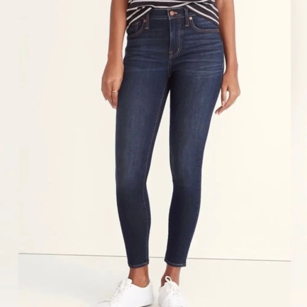 Madewell 9” high rise skinny jeans size 27